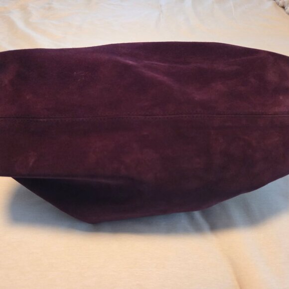 PARKER THATCH SUEDE BURGUNDY CHARLIE BAG - Picture 6 of 9